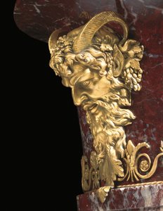 Detail from one of a pair of vases, c.1790 by Russian School