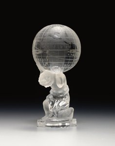 Hand-Seal Carved as Atlas by Russian School