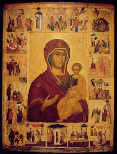 Icon depicting the Virgin and Child