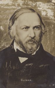 Mikhail Glinka by Russian School