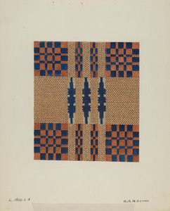 Coverlet (detail) by Ruth M. Barnes