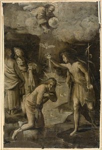 Baptism of Christ by Rutilio Manetti