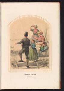 Costume of North Beveland in Zeeland, 1857
