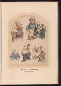 Costume of Overflakkee, Voorne and Oud-Beijerland in South Holland, 1857