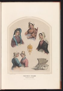 Costume of Schouwen and Duiveland in Zeeland, 1857