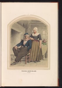 Costume of Volendam in North Holland, 1857