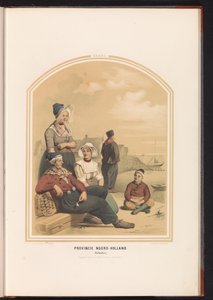 Costume of Volendam in North Holland, 1857
