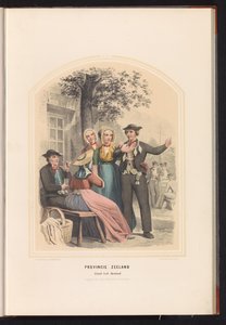 Costume of South Beveland in Zeeland, 1857
