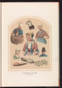 Costume of Walcheren Island in Zeeland, 1857