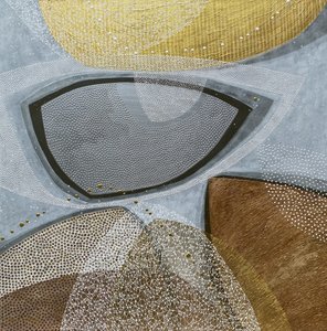 Abstract Gold Shapes by SAN STARLING