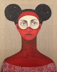 Cosmic Masked Woman by SAN STARLING