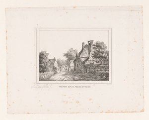View in the Village of Velsen by S.F. Sanders