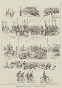 Sketches at the Military Tournament in the Agricultural Hall, Islington by S.T. Dadd