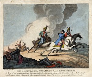 The Narrow Escape of Bonaparte from the Battle of Leipzig