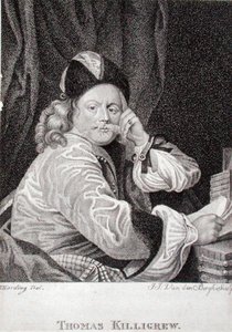 Thomas Killigrew (1612-83), engraved by J.J. Van den Bergh by S. (after) Harding