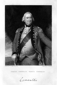 Charles Cornwallis 1738-1805, 1st Marquess Cornwallis, 1839