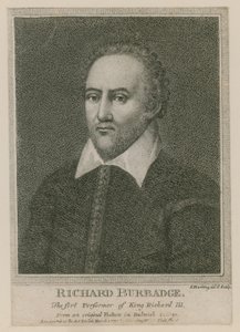 Richard Burbadge, the first performer of King Richard III by S. Harding
