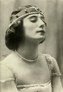 Portrait of Anna Pavlowa by Sabourin Sabourin