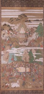 Death of Sakyamuni Buddha by Sakon Sadatsuna