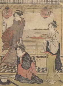 An Entertainment at Shinagawa by Sakuragawa Bunkyo