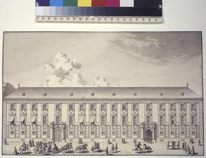 Front View of the Palace at Nos by Salomon Kleiner