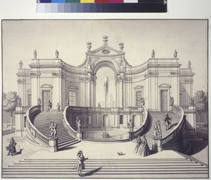 Garden Palace in the Gardens of Liechtenstein Palace, Rossau, Vienna by Salomon Kleiner