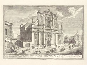 Small Dominican Church by Salomon Kleiner