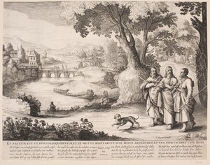 Pilgrims to Emmaus by Salomon Savery