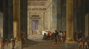 The Queen of Sheba Before the Temple of King Solomon in Jerusalem by Salomon de Bray