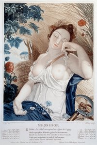 Revolutionary calendar of 21 and 22 June: Messidor: The sun is at the sign of Cancer by Salvadore Tresca
