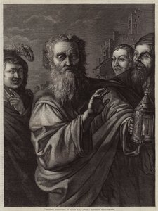 Diogenes seeking for an Honest Man by Salvator Rosa
