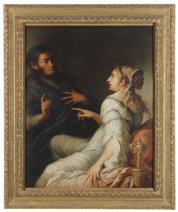 Phryne and Xenocrates by Salvator Rosa