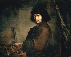 Self-portrait Dressed as Warrior by Salvator Rosa