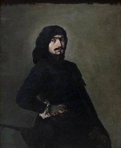 Self portrait as Pascariello by Salvator Rosa