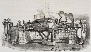 Colossal Roast (lithograph) by Salvatore Puglia