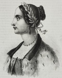 Portrait of Laura Bassi Veratti, Italian physicist and academic