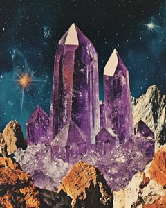 Amethyst Cosmic Landscape