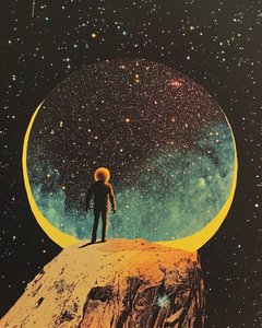 Astronaut Galactic Gaze by Samantha Hearn