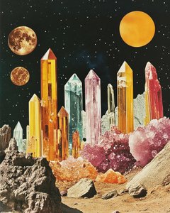 Cosmic Crystal City by Samantha Hearn