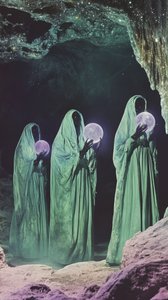 Mysterious Cave Figures by Samantha Hearn