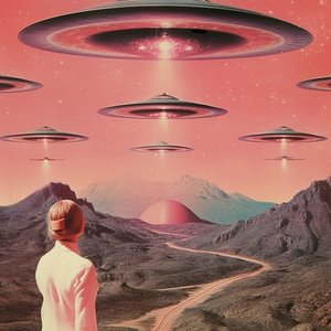 Retro Alien Landscape