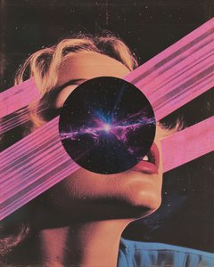 Surreal Cosmic Gaze by Samantha Hearn