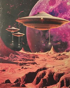 UFOs Over Red Planet