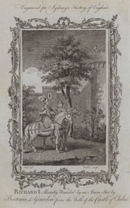 Richard I Mortally Wounded by an Arrow Shot by Bertram de Gourdon from the Walls of the Castle of Chilus by Samuel (after) Wale