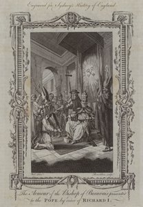 The Armour of the Bishop of Beauvais presented to the Pope by order of Richard I by Samuel (after) Wale