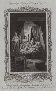 Tyrrel and his Accomplices Smothering Edward V and the Duke of York in the Tower by Order of Richard III by Samuel (after) Wale