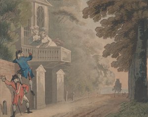 Art of Scaling, 1792 by Samuel Alken