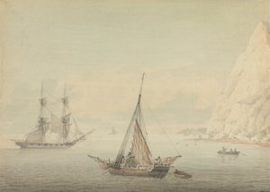 Shakespeare Cliff, Dover by Samuel Atkins