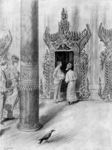 The Prince and Princess of Wales in King Theebaw