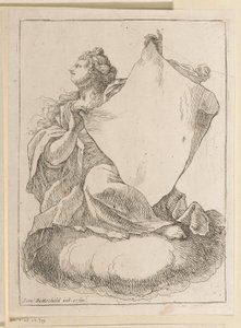 Woman with a Cloth in Her Hands by Samuel Bottschild